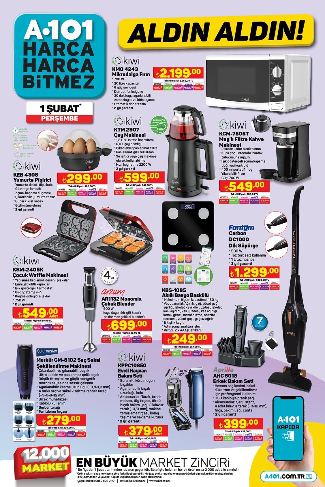 A101 Elektronik 1 Subat