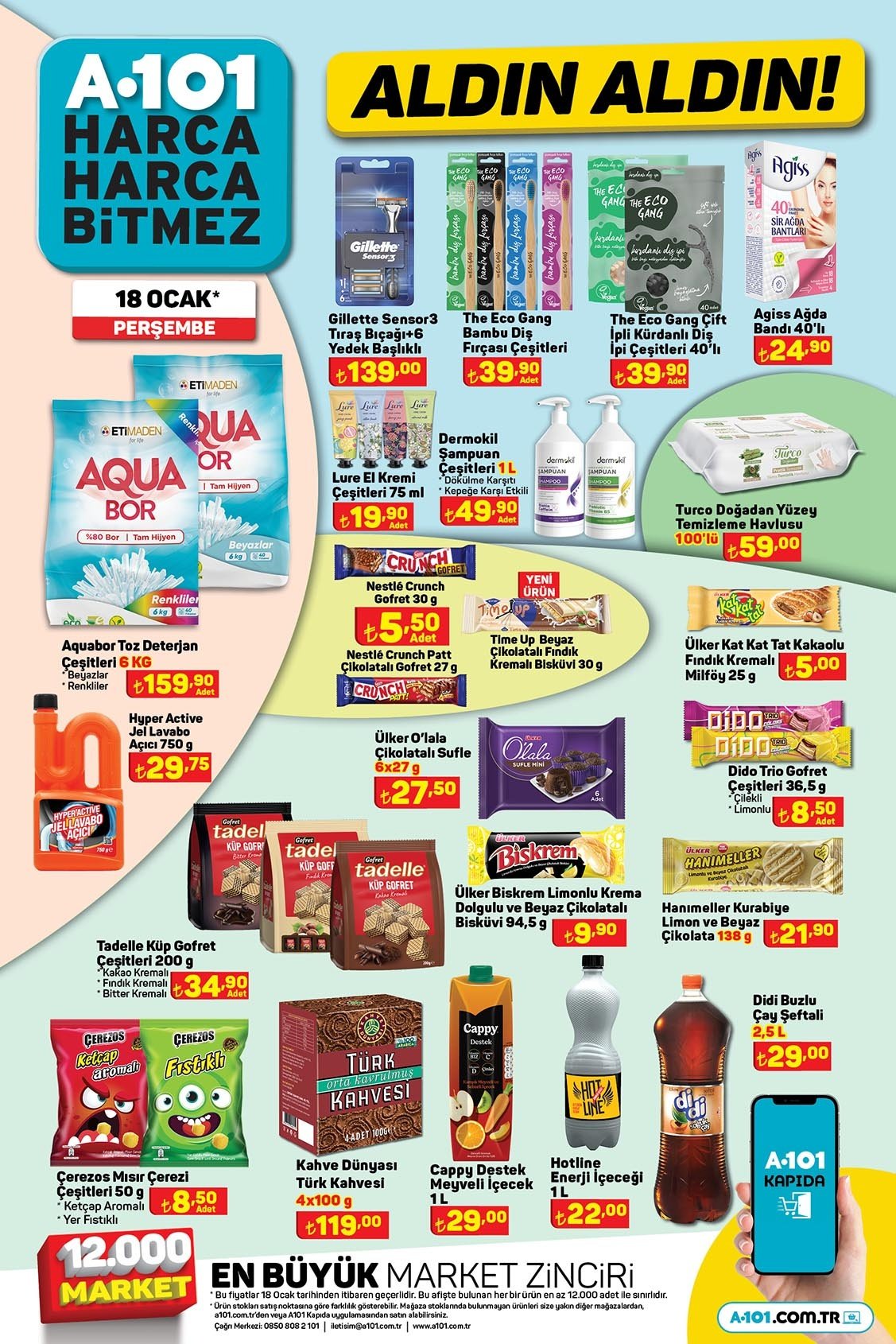 A101 Indirimli Urunler 18 Ocak