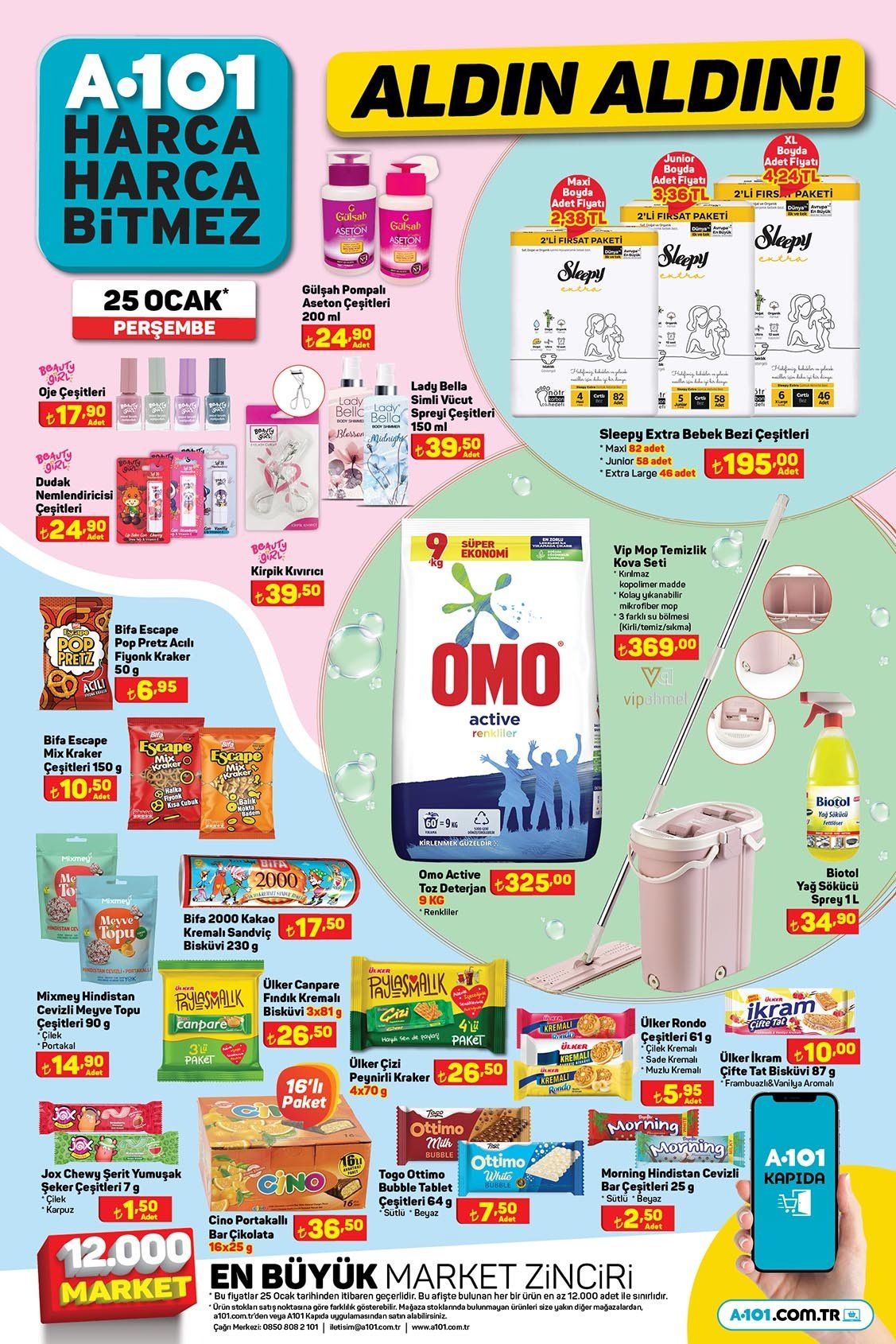A101 Indirimli Urunler 25 Ocak Persembe