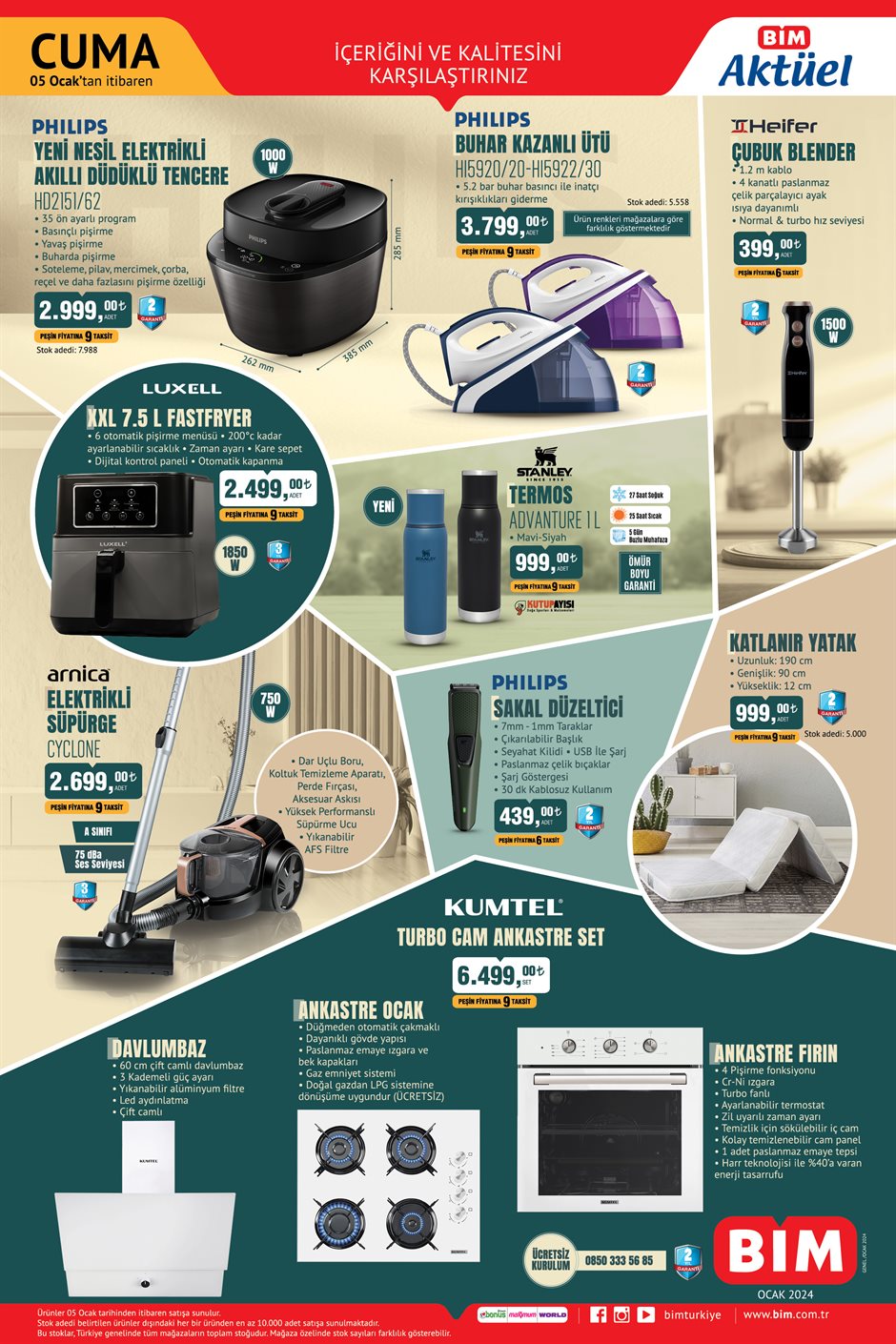 Bim 5 Ocak Kumtel Ankastre Set