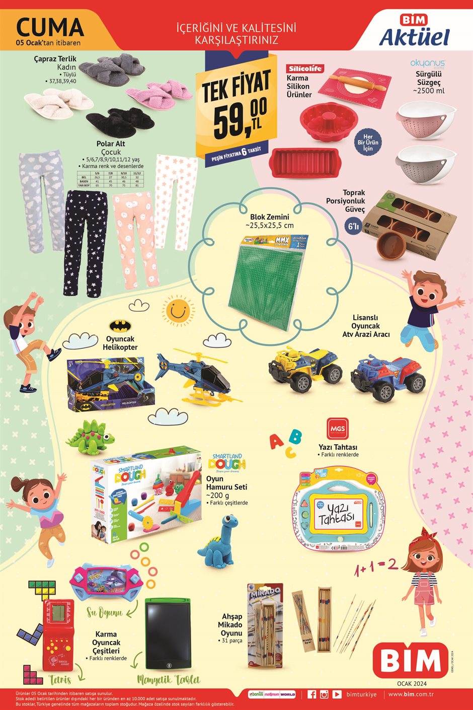 Bim Indirimli Urunler 5 Ocak