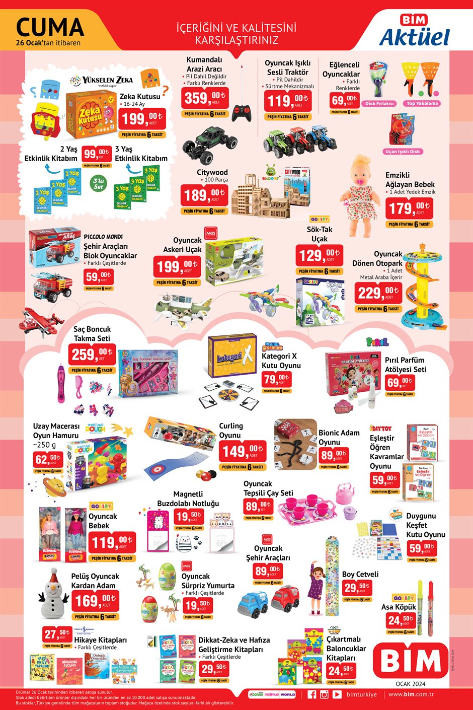 Bim Oyuncaklar 26 Ocak