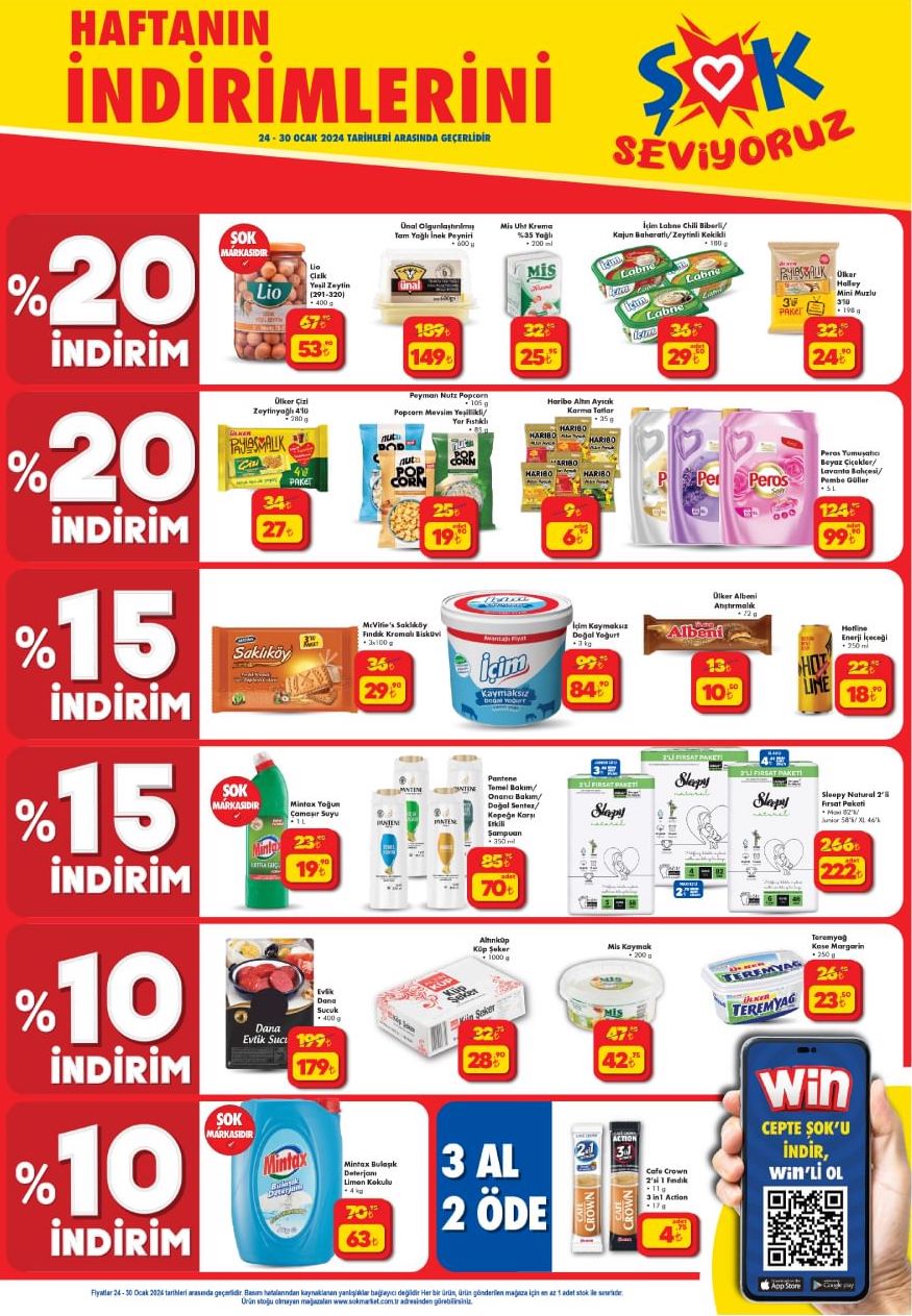 Sok Indirimli Urunler 25 Ocak