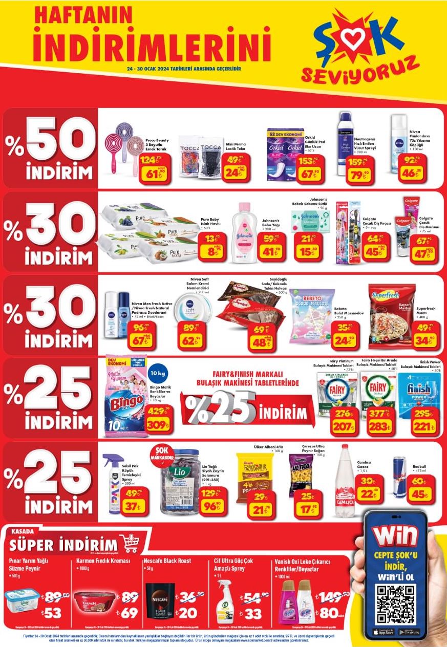 Sok Kasada Indirim 25 30 Ocak