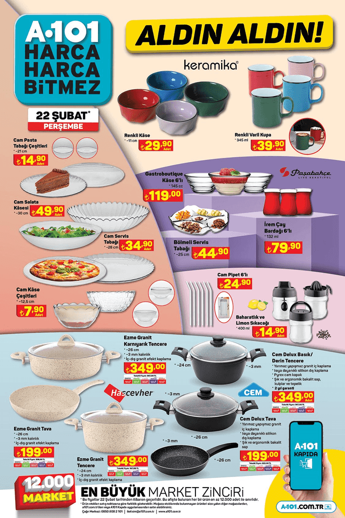 A101 Aktuel 22 Subat Persembe