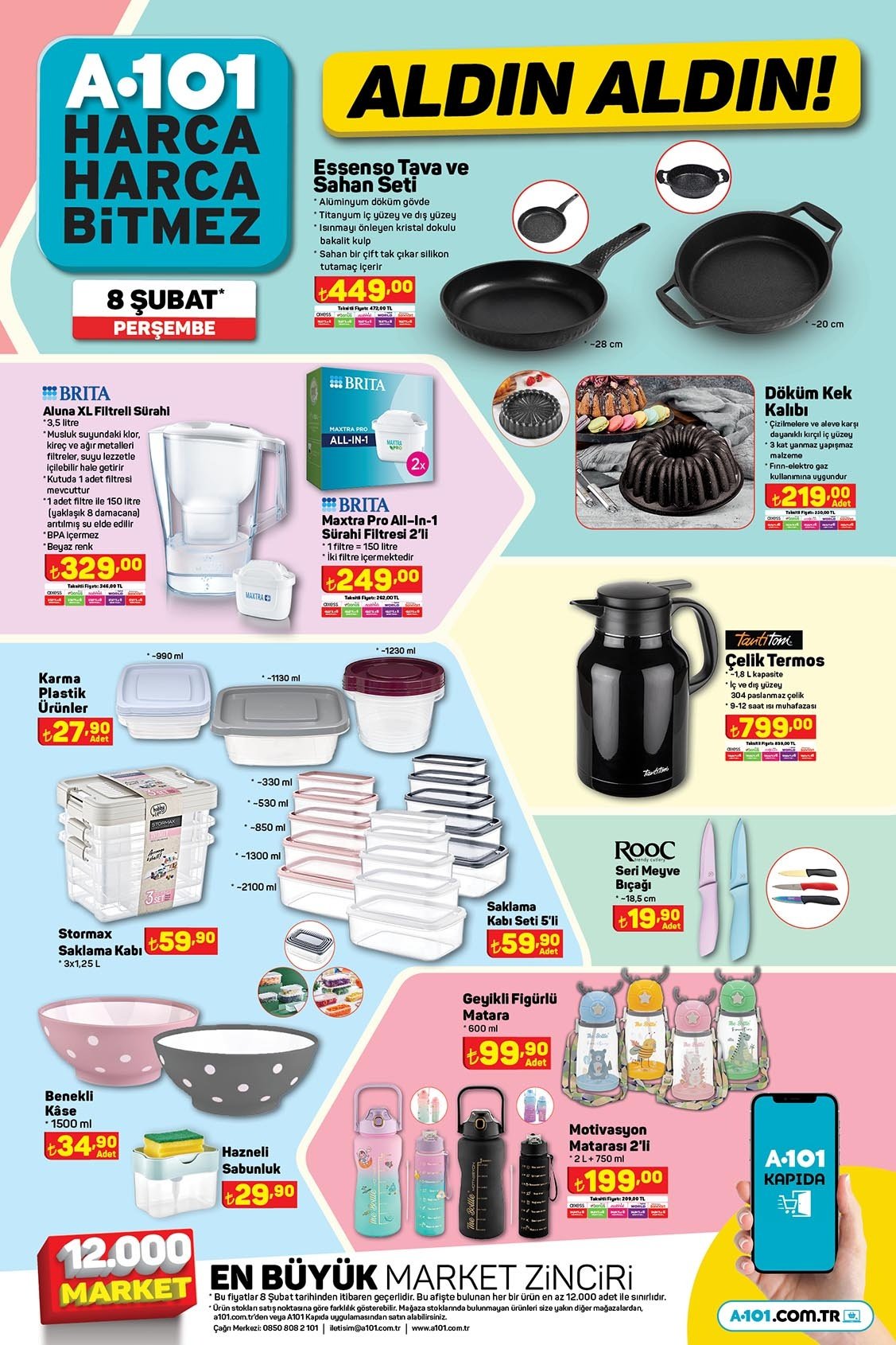 A101 Indirimli Mutfaurunleri 8 Subat