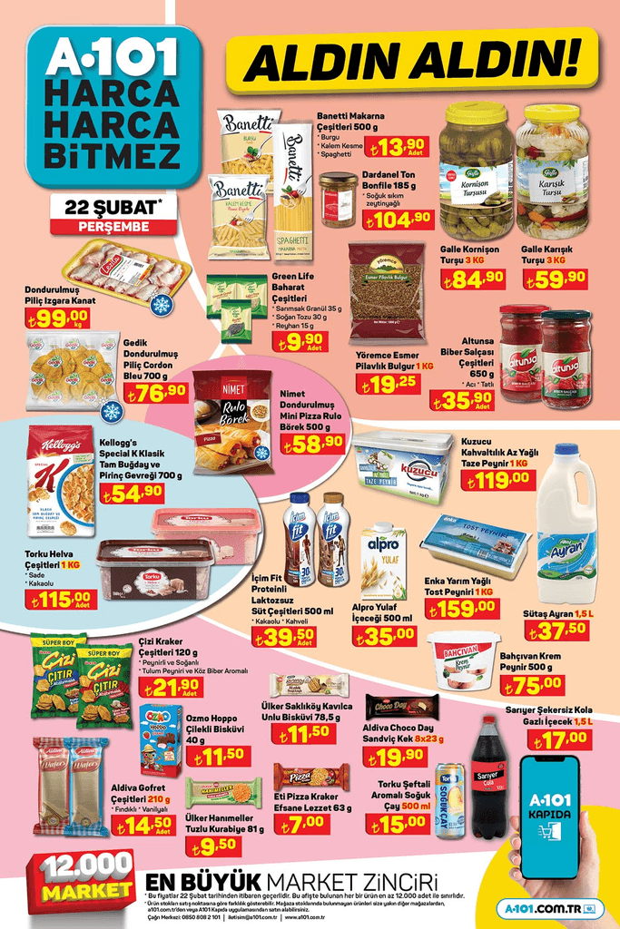 A101 Indirimli Urunler 22 Subat Persembe