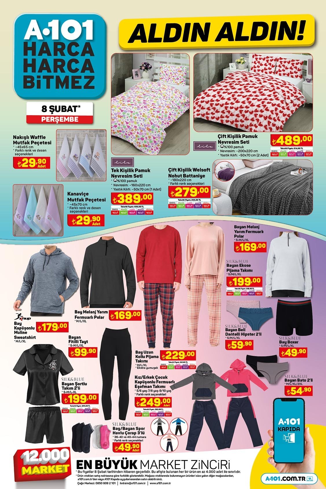 A101 Kalpli Nevresim Takimi 8 Subat