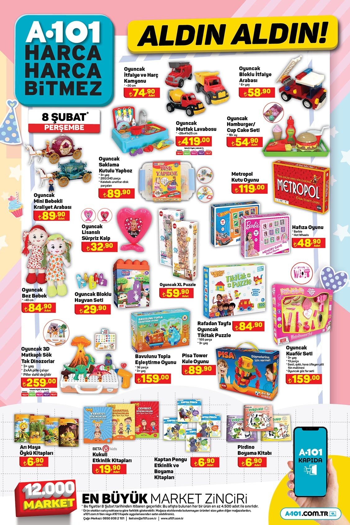 A101 Oyuncaklar 8 Subat