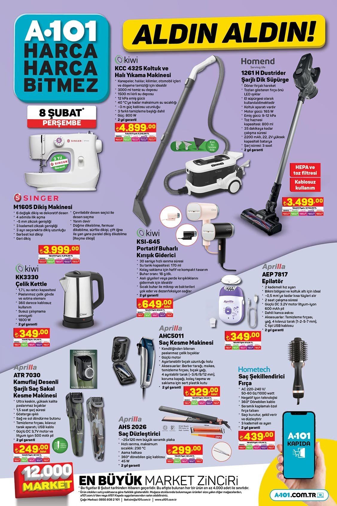 A101 Singer Dikis Makinesi