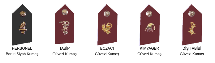 Asker Yaka Isaretleri Renkleri 2