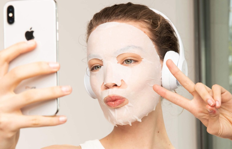 Kagit Maske Cilt Bakimi