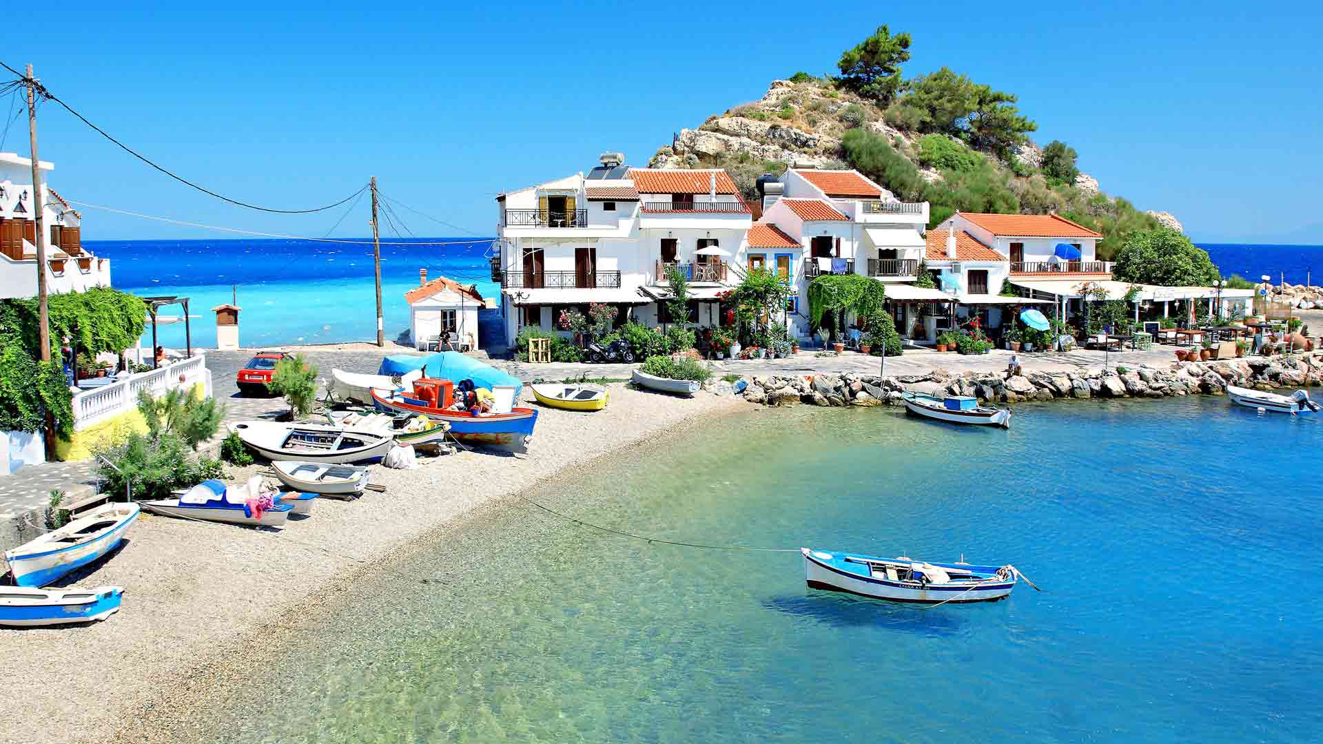 Samos Adasi Kapida Vize
