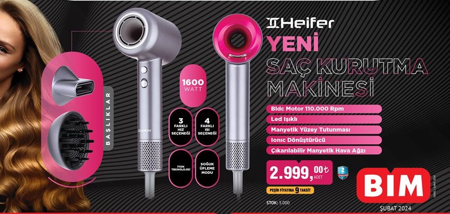 Yeni Nesil Sac Kurutma Makinesi Bim Aktuel 9 Subat