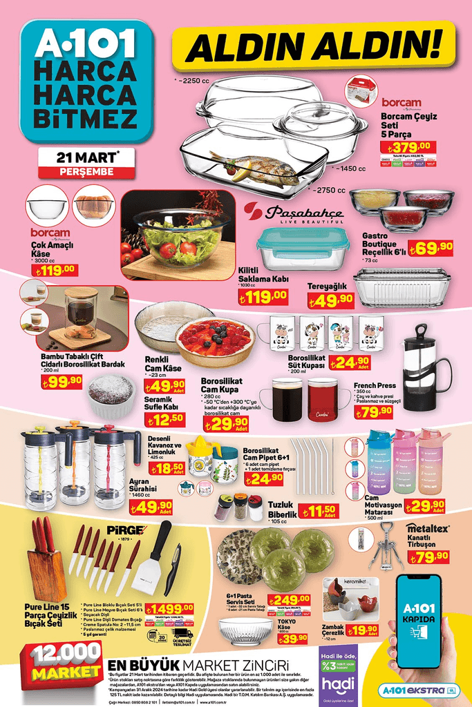 21 Mart A101 Indirimli Urunler Katalog