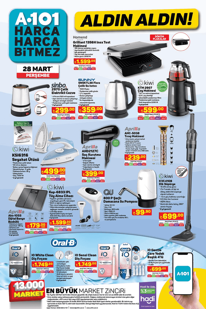 A101 Indirimli Utu 28 Mart Persembe Katalogu