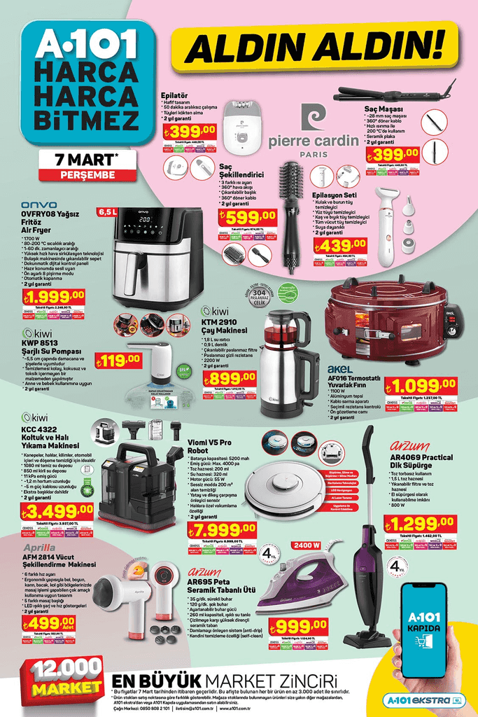 A101 Kucuk Ev Aletleri 7 Mart