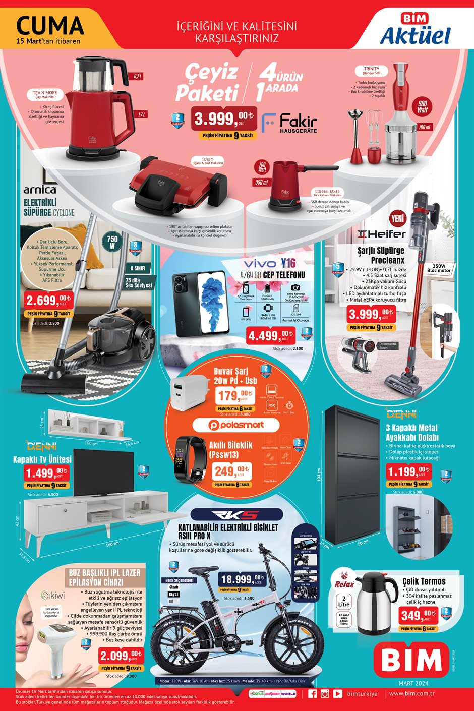 Bim Çeyiz Paketi 15 Mart Cuma