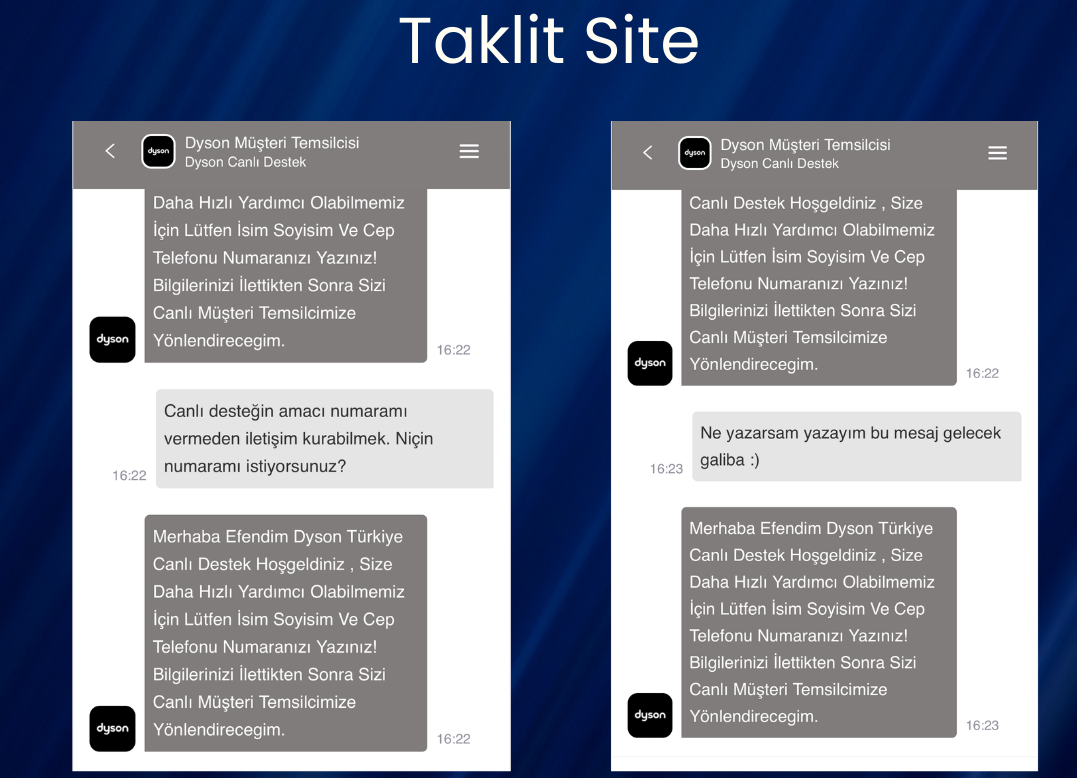 Dyson Alacaklarin Dikkatinee