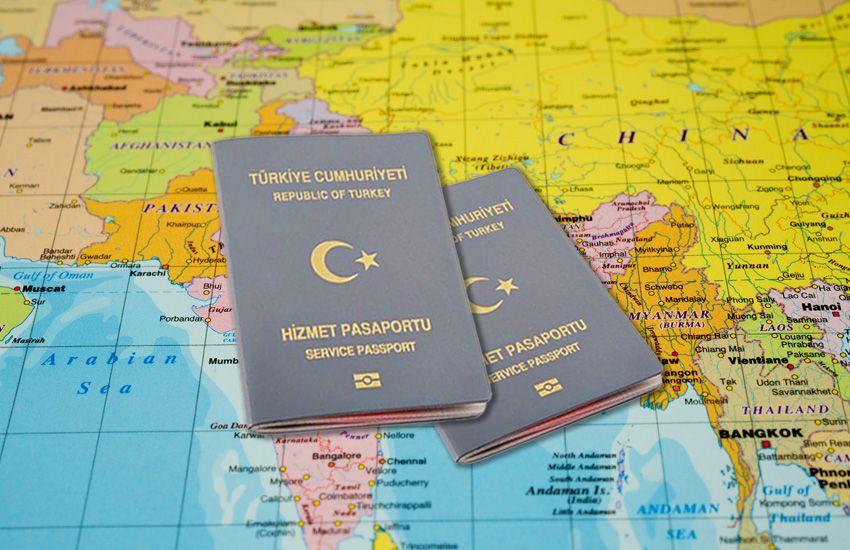 Hizmet Damgalı Pasaport (Gri Pasaport