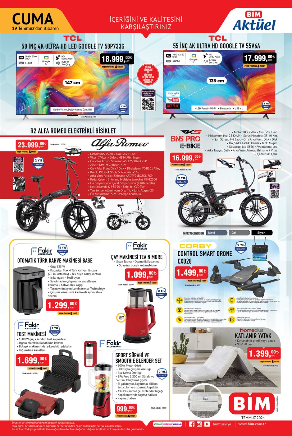 Bi̇m 19 Temmuz Aktüel Katalog Faki̇r