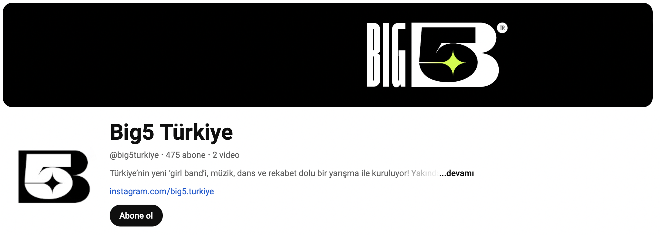 Big 5 Turkiye Youtube