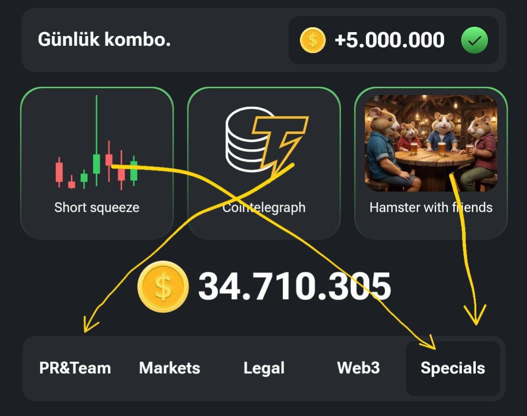 Hamster Kombot 13 Ağustos Günlük Kombo Kart