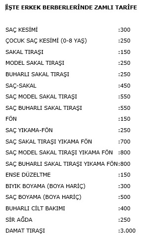 Erkek Li̇ste