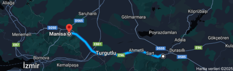 Salihli Manisa Arası Kaç Km (2)