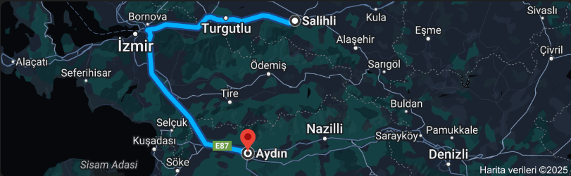 Salihli Aydın Arası Kaç Km (2)