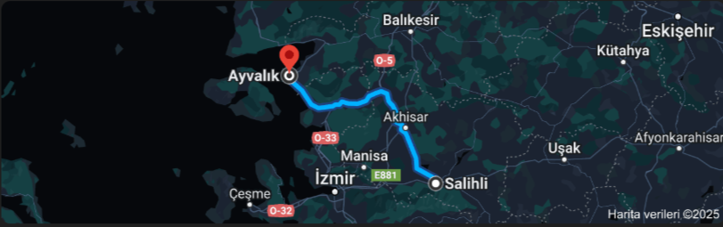 Salihli Ayvalık Arası Kaç Km (2)