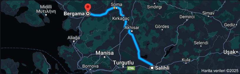 Salihli Bergama Arası Kaç Km (2)