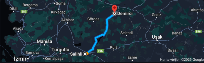 Salihli Demirci Arası Kaç Km (2)