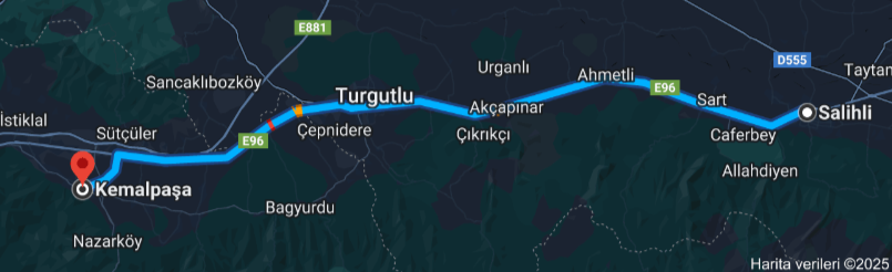 Salihli Kemalpaşa Arası Kaç Km (2)