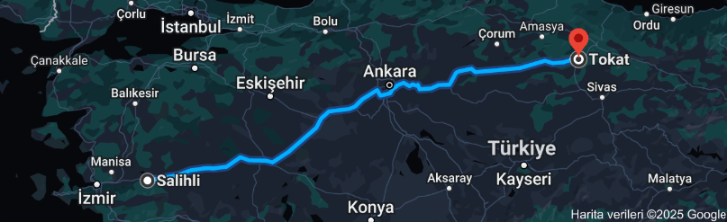 Salihli Tokat Arası Kaç Km (2)