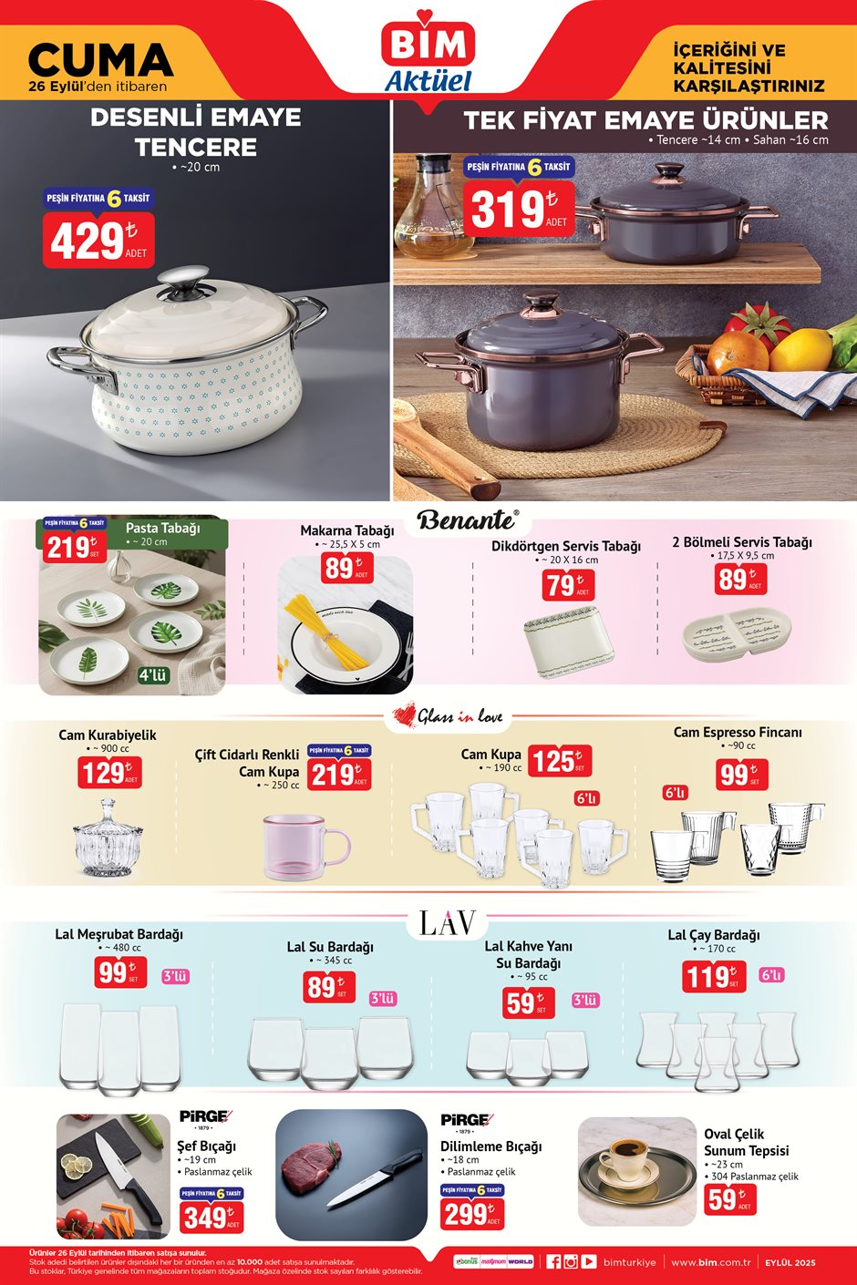 26 Eylul Bim Aktuel Urunler Zuccaciye