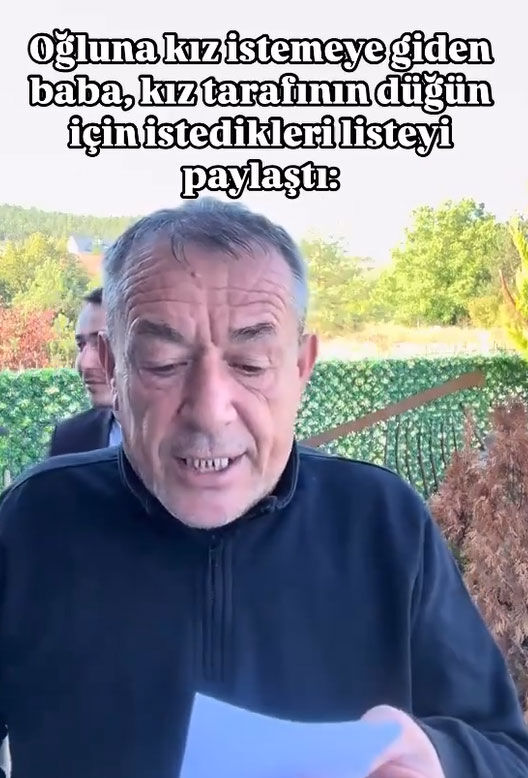 Ben Kuyumcu Mu Aciyorum Baba Isyan Etti Kiz Isteme Listesi Gundem Oldu (2)