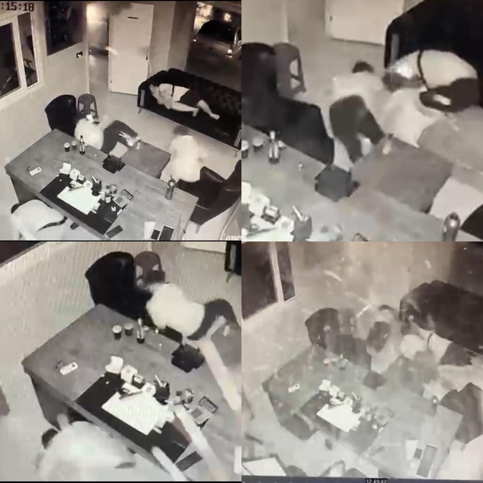 Gece Yarısı Dehşet Uzun Namlulu Silahla Galeriye Saldırı (3)