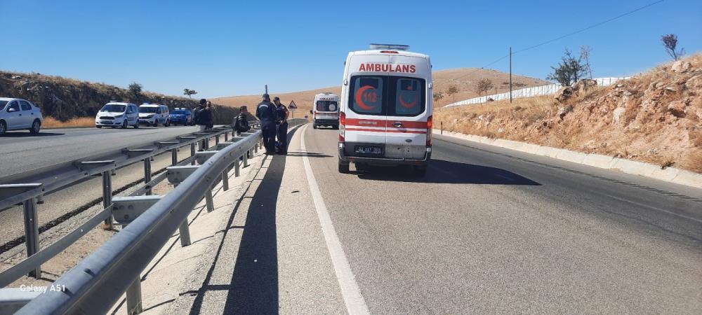 Motosiklet Kazasi Surucu Agir Yaralandi (1)