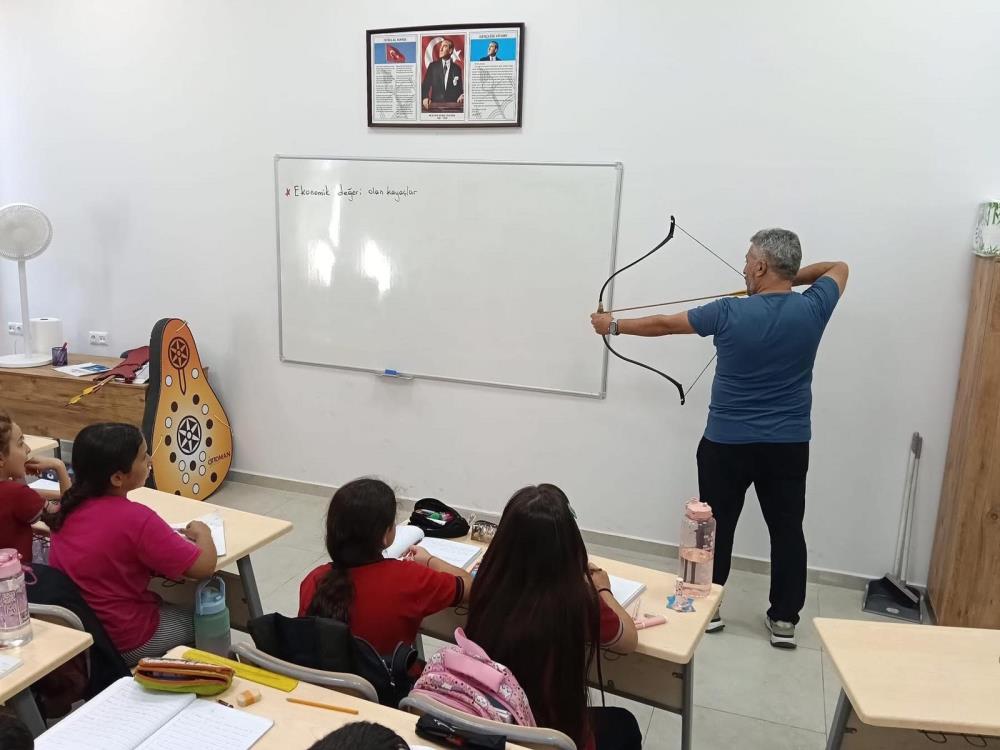 Sarigolde Geleneksel Turk Okculugu Ogrencilerle Bulustu (5)