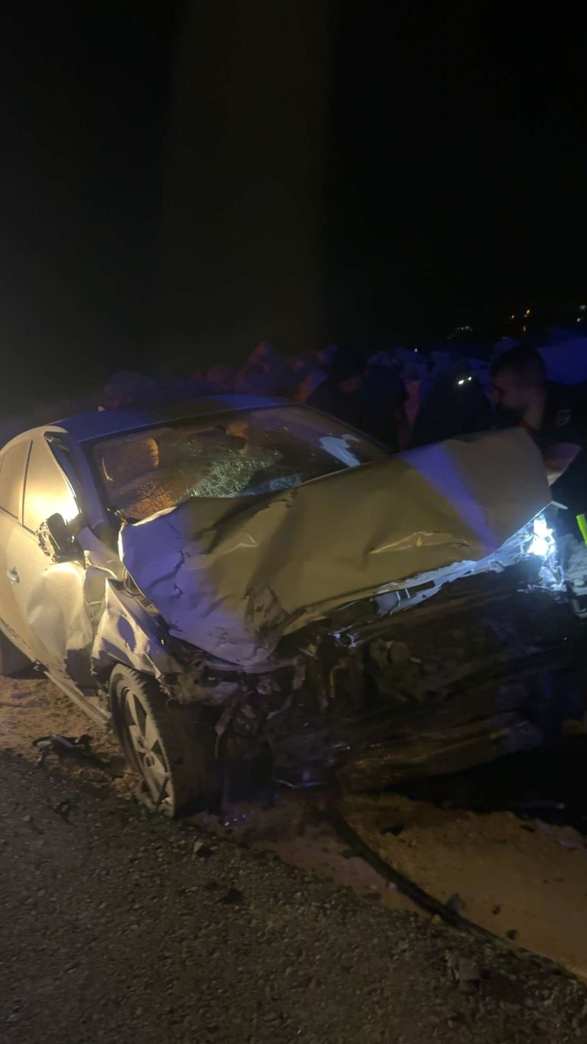 Çarpışma Sonrası Facia 1 Ölü, 4 Yaralı (3)