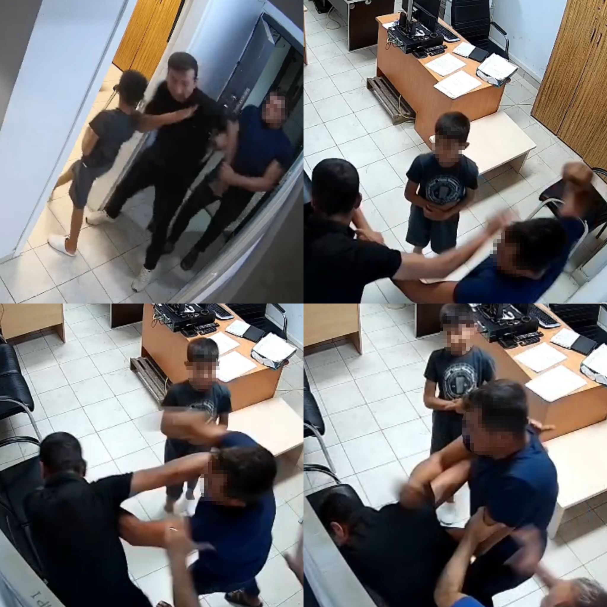 Çocuğun Önünde Dayak Polis Merkezinde Şiddet Görüntüleri Ortaya Çıktı (4)
