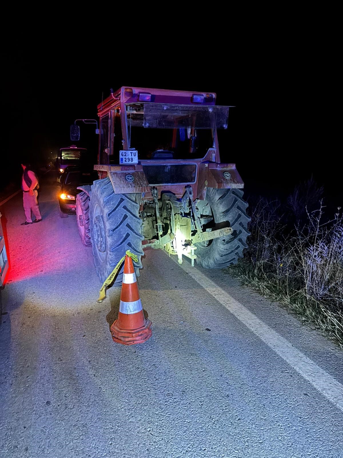Kırsal Yolda Korkunç Çarpışma Araç Hurdaya Döndü, Sürücü Hayatını Kaybetti (3)