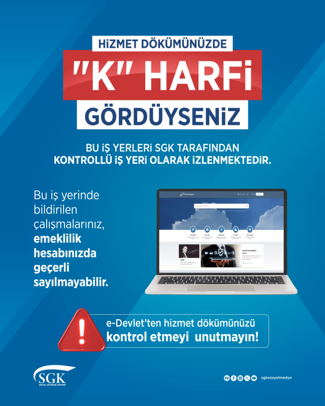 Kritik Uyari Hizmet Dokumunde K Harfi Olanlar Dikkat Sgk Acikladi Emekli Olamayabilirs