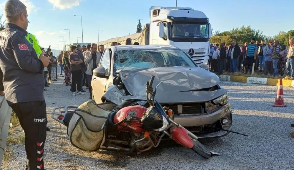 Manisada Feci Kaza Motosiklet Surucusu Hayatini Kaybetti (2)