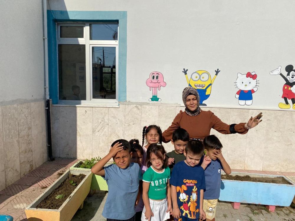 Sarigolde Ogrencilerden Fidan Dikim Etkinligi (5)