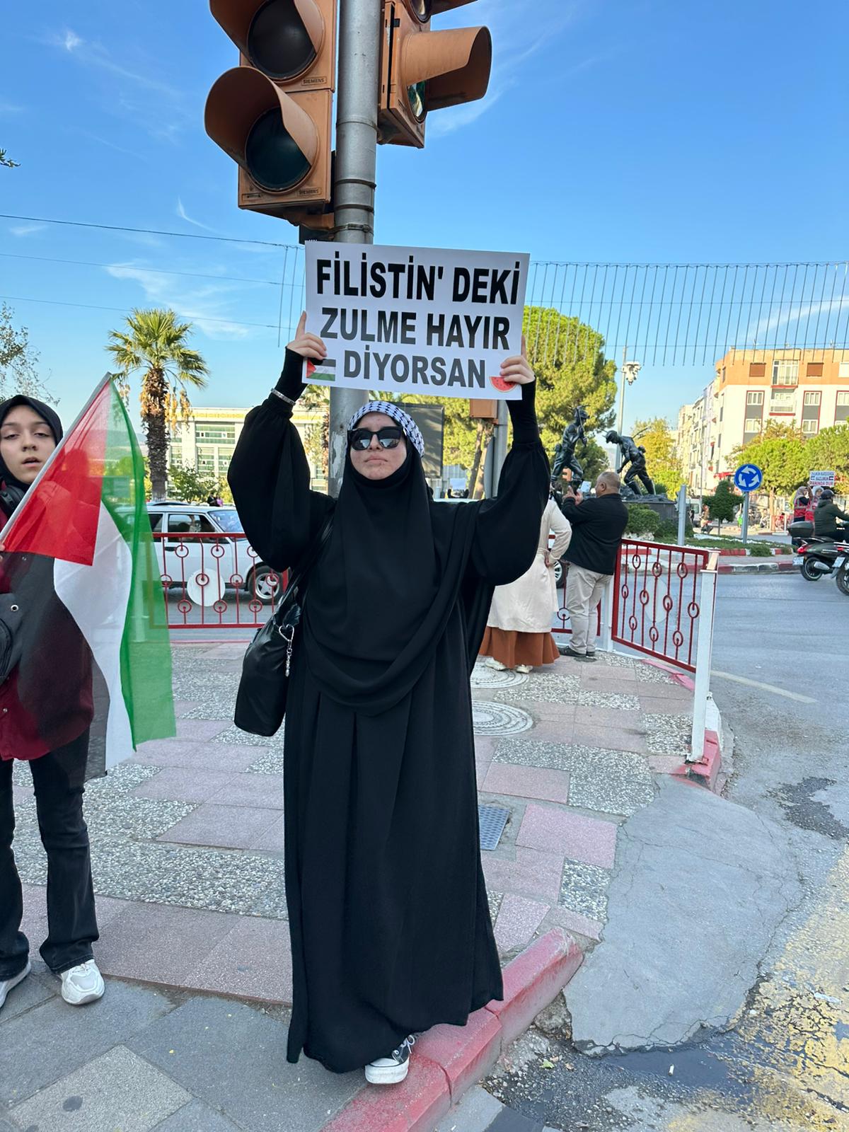 Somada Filistin Icin Korna Bas Eylemi (1)