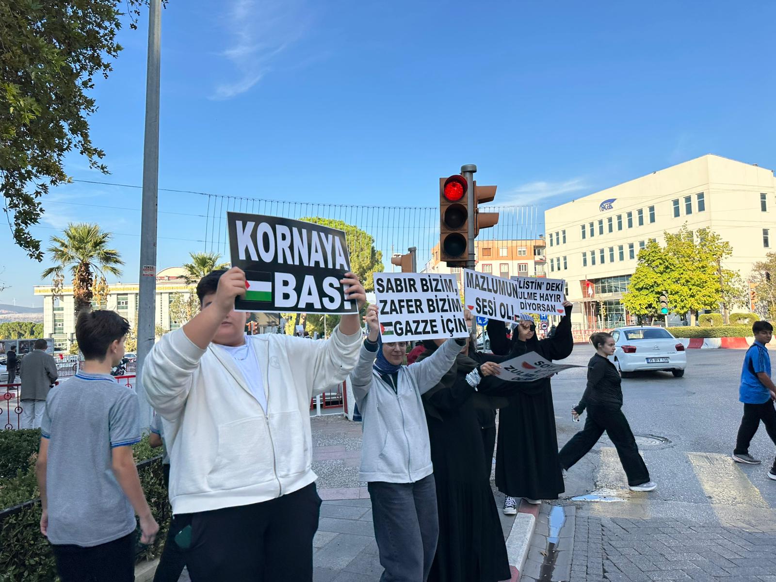 Somada Filistin Icin Korna Bas Eylemi (6)