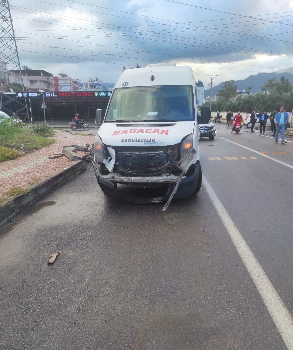 Trafikte Acı Anlar Motosiklet Kazasında 1 Genç Öldü (2)