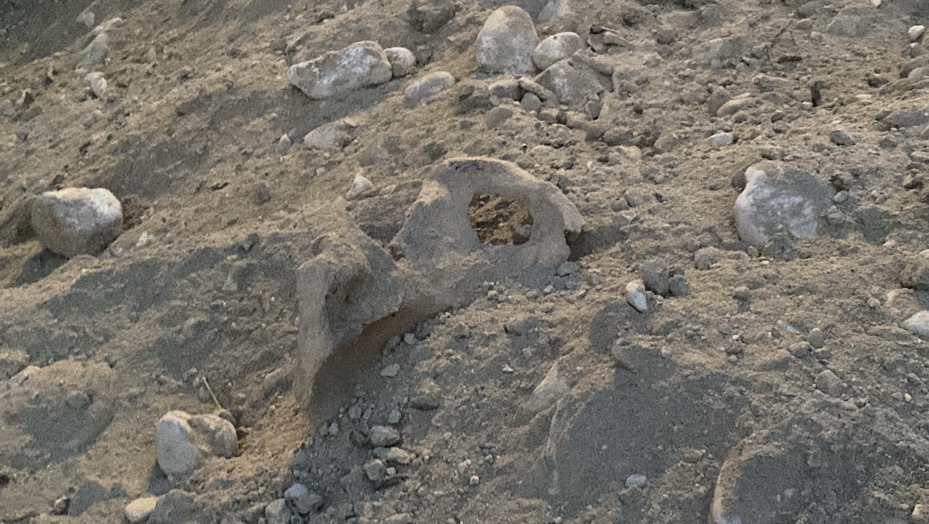 İstinat Duvarı Kazısında Tüyler Ürperten Bulgu! İnsan Kemikleri Bulundu (8)